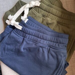 Men's Athletic Shorts in Olive and Navy